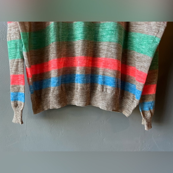 Madewell Striped Long Sleeve Crew Neck ~ Size L - Picture 2 of 5